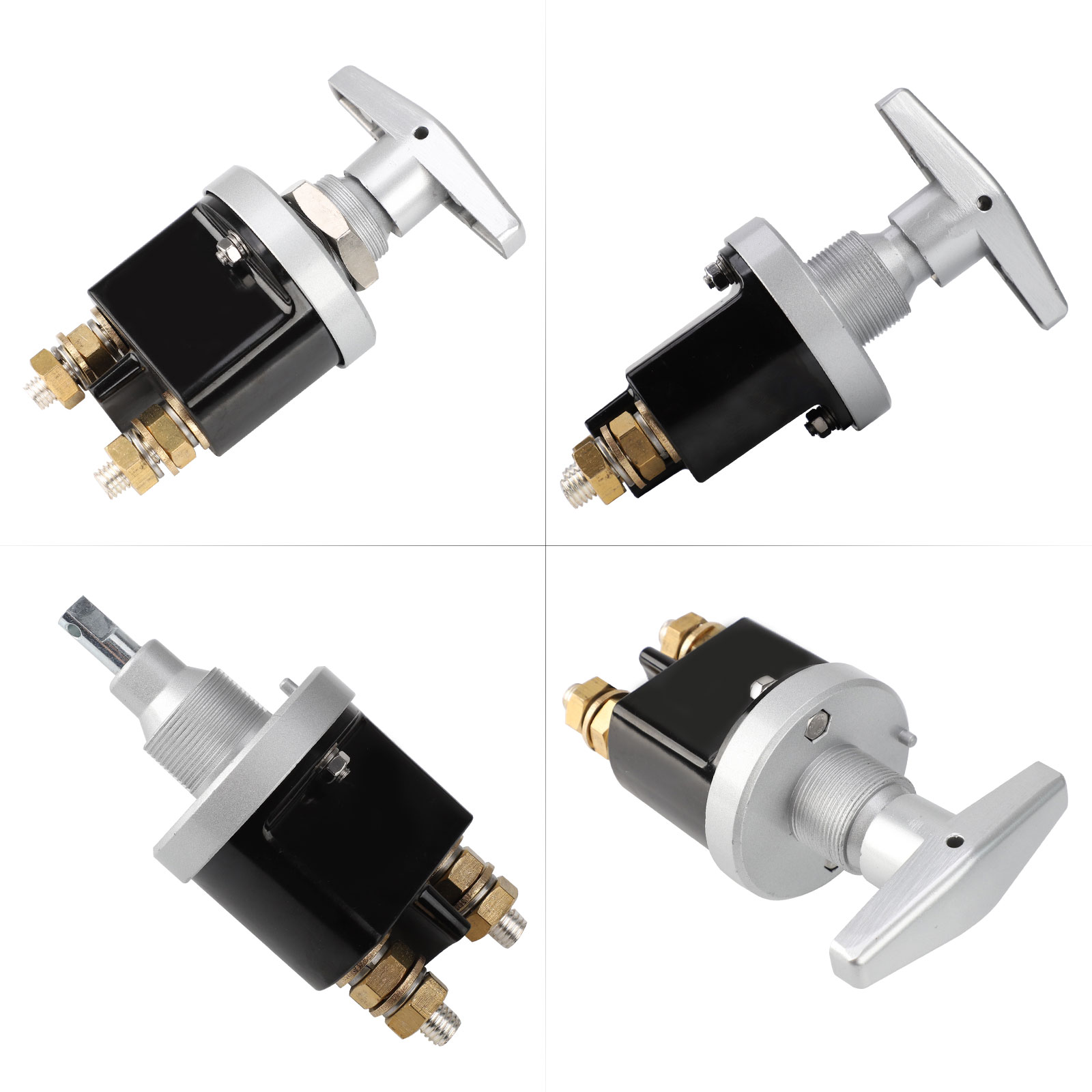 Heavy Duty Battery Kill Switch with 1500 Amp Rush Keep It Clean BATKD2 muscle Car Battery Isolator Disconnector YC101587