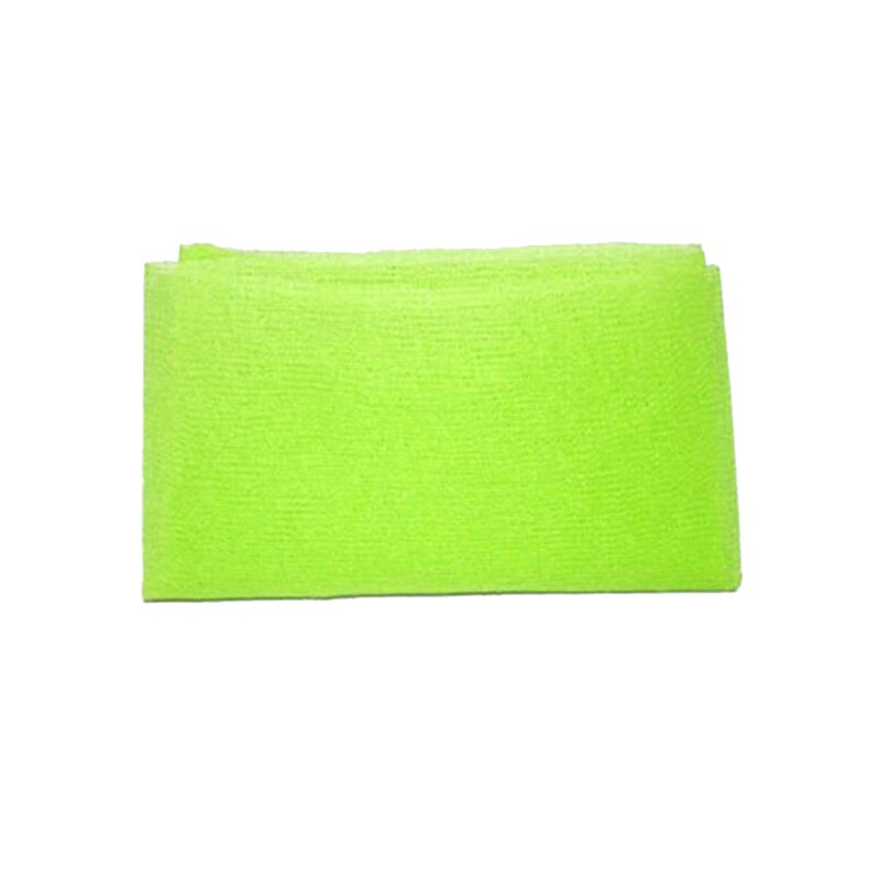 Nylon Waschen Tuch Schlecht Handtuch Schlecht Körper Pinsel Schönheit Haut Peeling Waschlappen Dusche Schlecht Waschen Handtuch Haut Polieren Handtuch: Grün