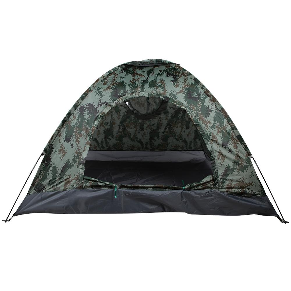 Tragbares 3-4- personen-zelt, einlagig, atmungsaktiv, ideal zum campen, als sonnenschutz oder für wanderungen.