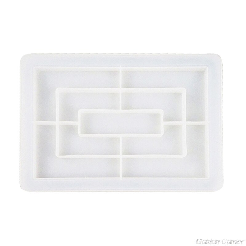 10 Inch DIY Large Rectangle Plate Resin Casting Molds Jewelry Plate Dish Silicone Molds Epoxy Resin Storage Dishes Molds N24 20