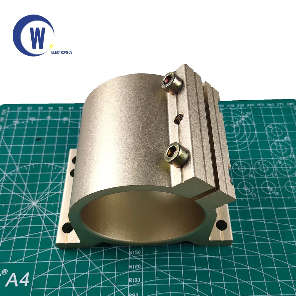 80MM CNC spindle fixture mounting bracket CNC spindle motor fixture 0.8KW 1.5KW milling cutter engraving machine spindle