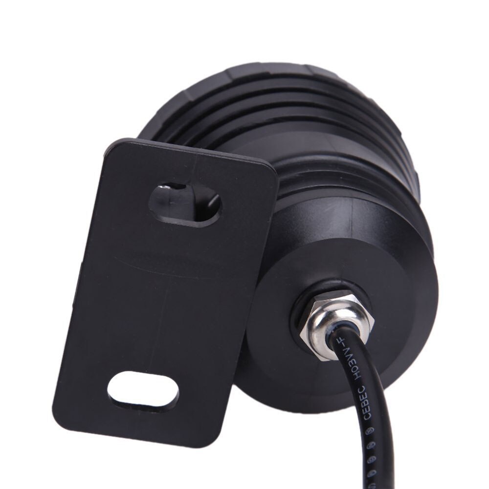Focos LED subacuáticos de 10W RGB de exterior a prueba de agua, con Control remoto para piscina, fuentes y estanque