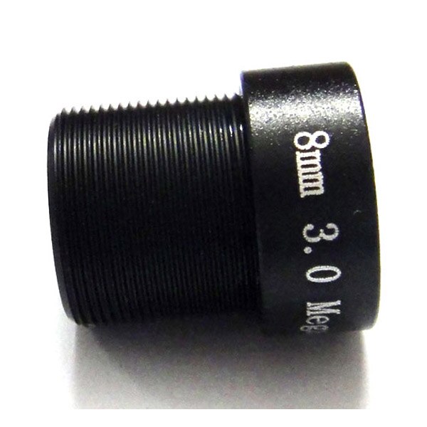 10x hd 3mp 8mm 40 graden hoek ir-bord 3.0mp cctv-lens  m12 x 0.5 mtv voor 720/1080p ccd ip-camera