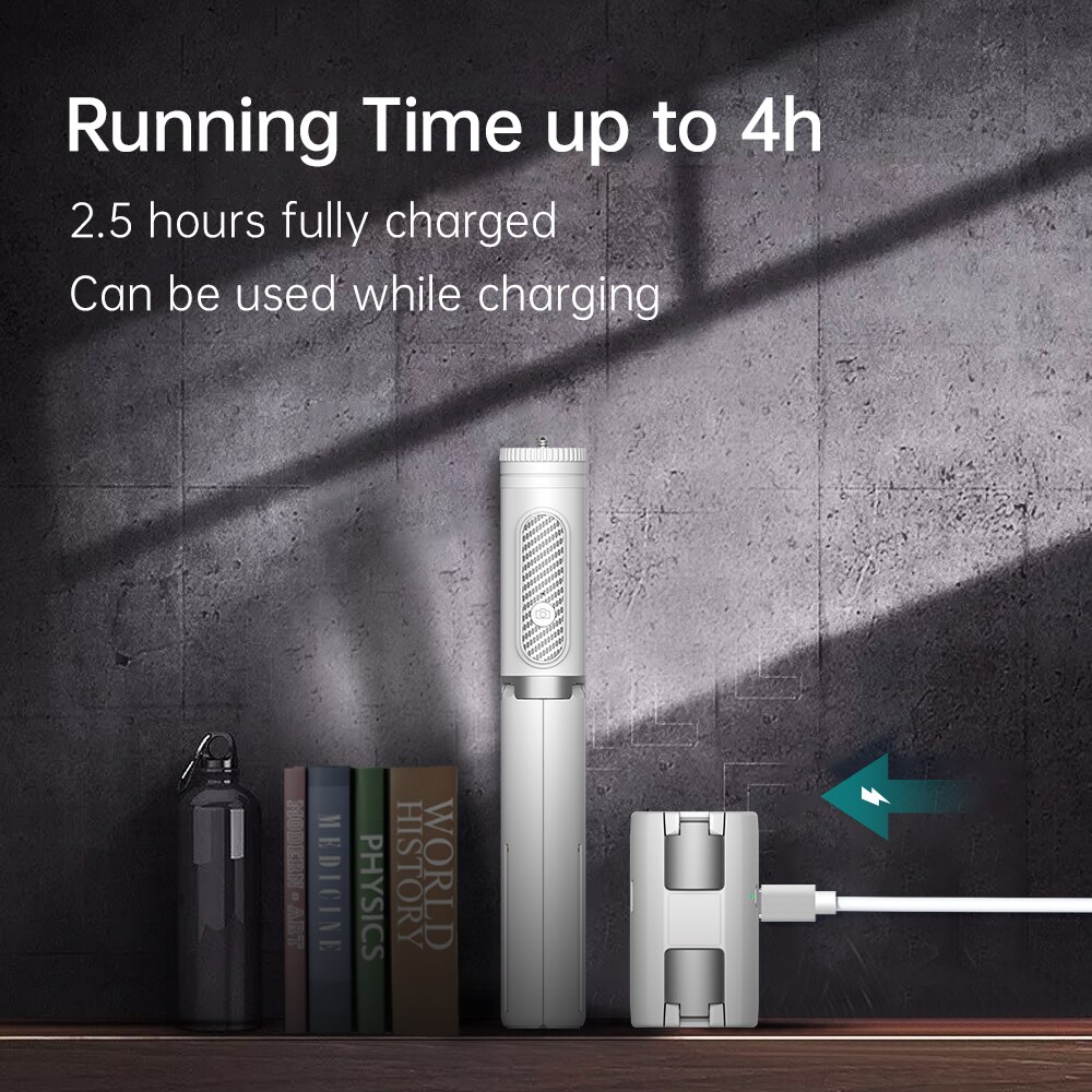 Funsnap Capture Q Selfie Stick Voor Ios Android Smartphone Gimbal Stabilizer Bluetooth Statief Pocket Uitbreiding Handvat Voor Traval
