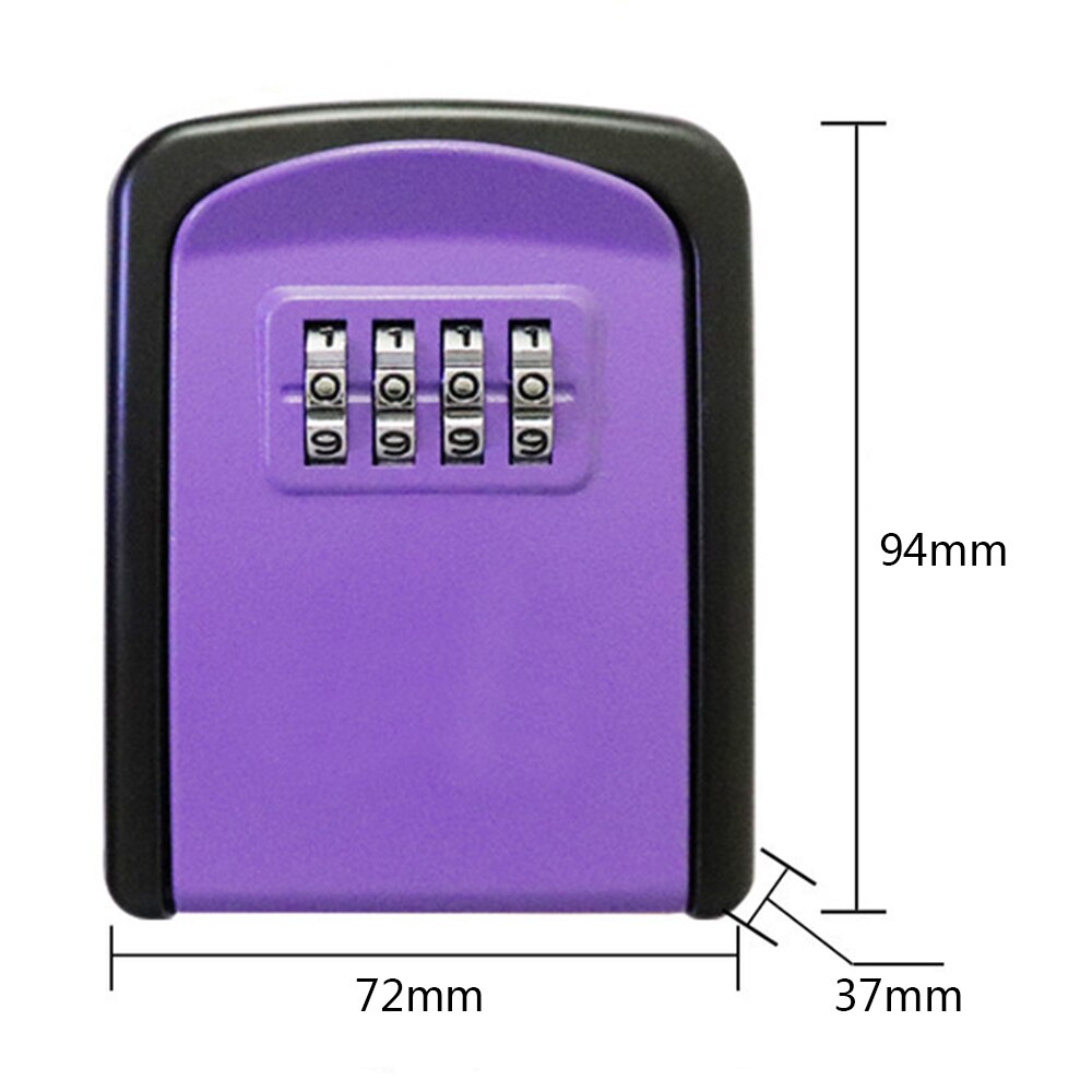 Wand Montieren Key Storage Box 4 Digit Kombination Passwort Security Code Geheimnis Lock Organizer Home Key Safe Box Zubehör: Style 8