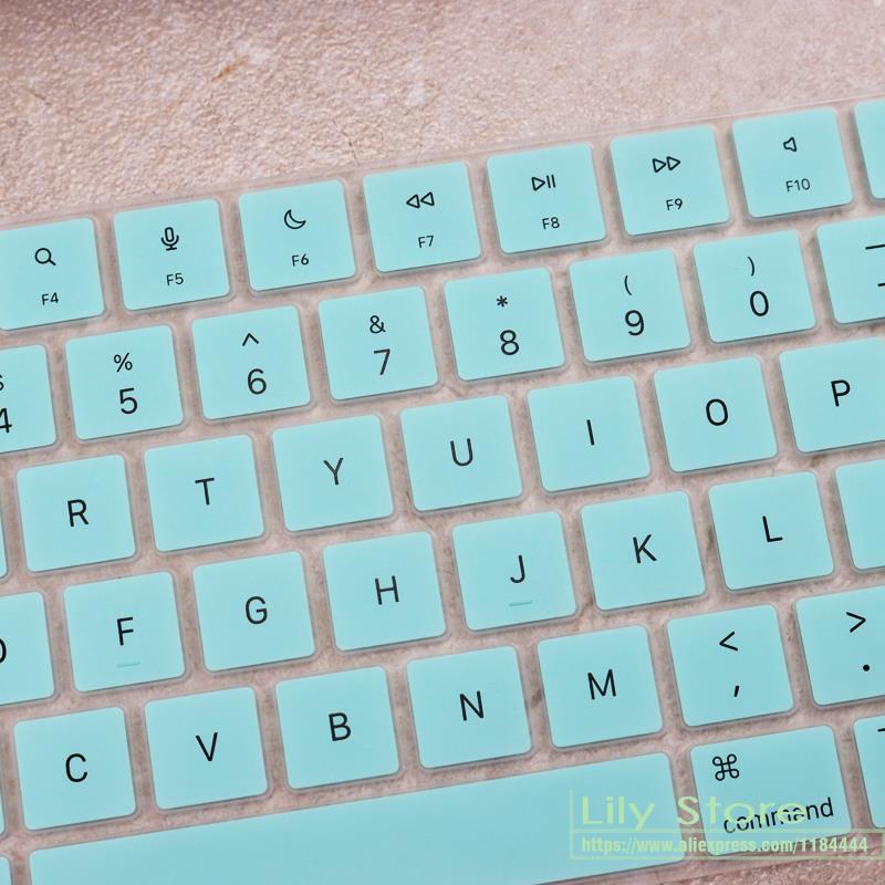 Tastaturbeskytter til apple imac 24 tommer eu magic tastatur med touch id  a2449 m1 chip  a2450 2449 2450