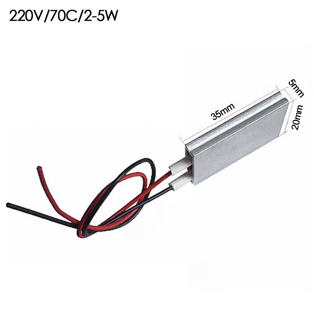 5-220V Keramische Verwarmingsplaat 40-270 Celsius Ptc Kachels Verwarmingselement Pluimvee Incubator Krulspelden Kachel Haardroger Accessoires: Zilver
