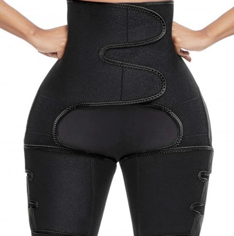 Hip Enhancer Onzichtbare Lift Butt Lifter Shaper Taille Trainer Dij Trimmers Voor Vrouwen Burn Neopreen Warmte Comprimeren Afslanken Riem: black high waist / XL
