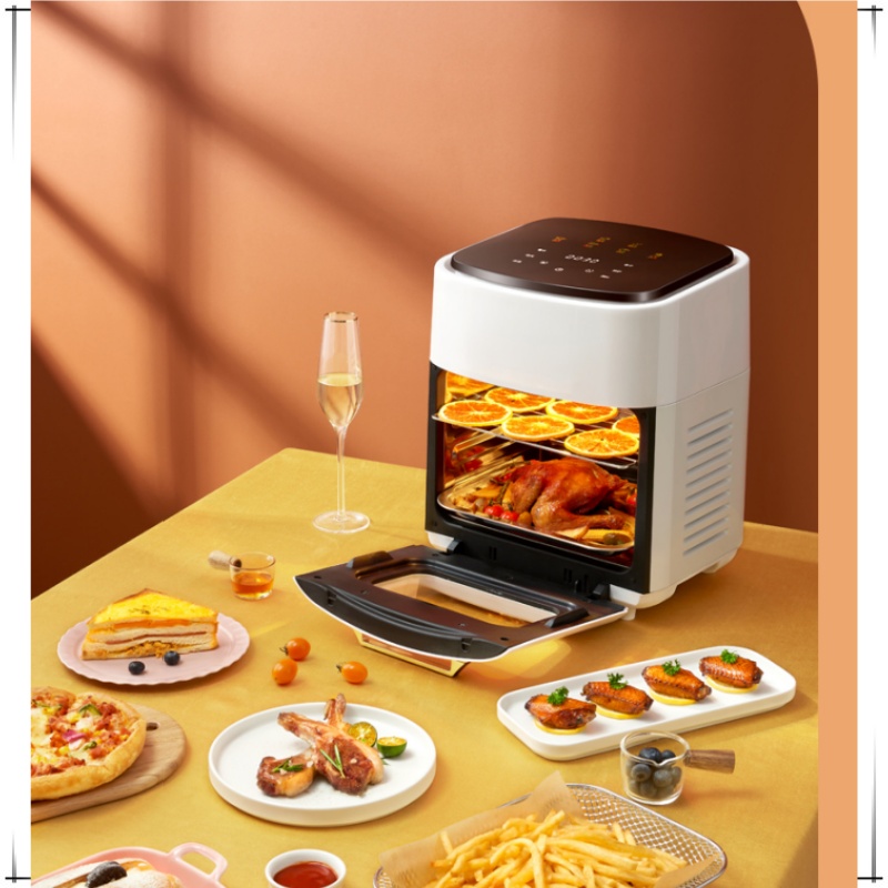 15L Oil-free multi-function air fryer household oven multi-function intelligent large capacity automatic French fries fryer