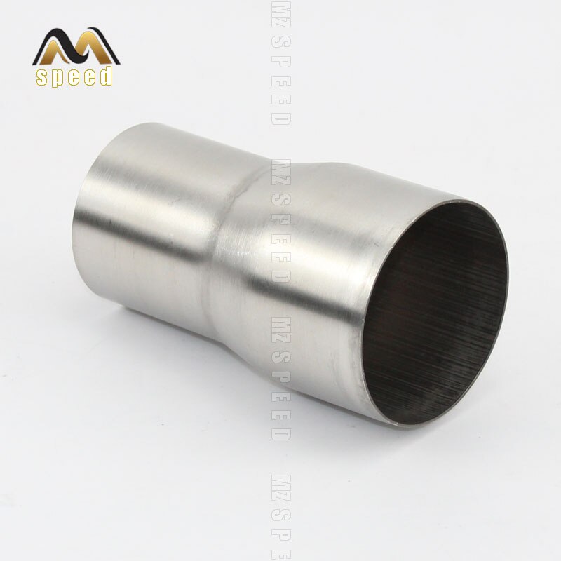 Car accessories 304 stainless steel reducer 63mm to 76mm stainless steel reducer exhaust pipe reducer