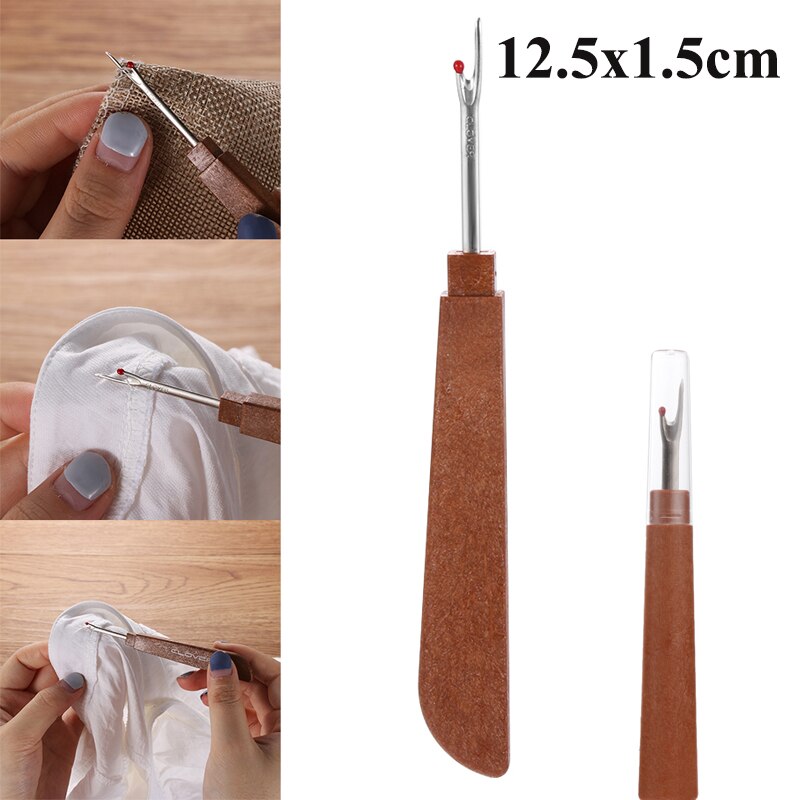 1 Stalen Stitcher Naaien Priem Zakken Gat Haak Diy Handgemaakte Lederen Craft Tool Plastic Handvat Kegel Naald Schoen Reparatie Naald: D-1