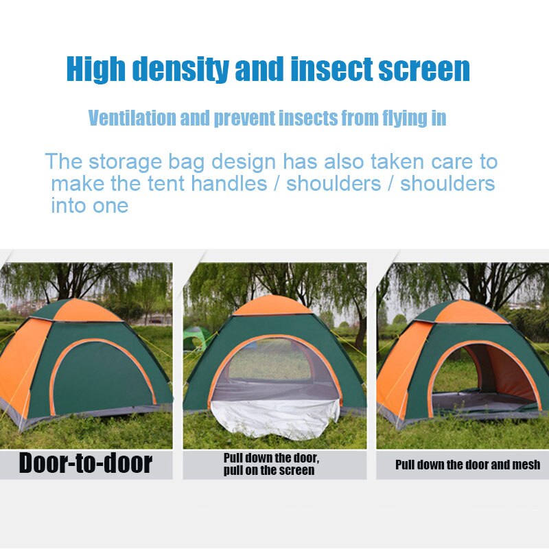 Outdoor Automatic Camping Tent Folding Fast Open Travel Beach Camp Garden Sun Shade Tent MVI-ing