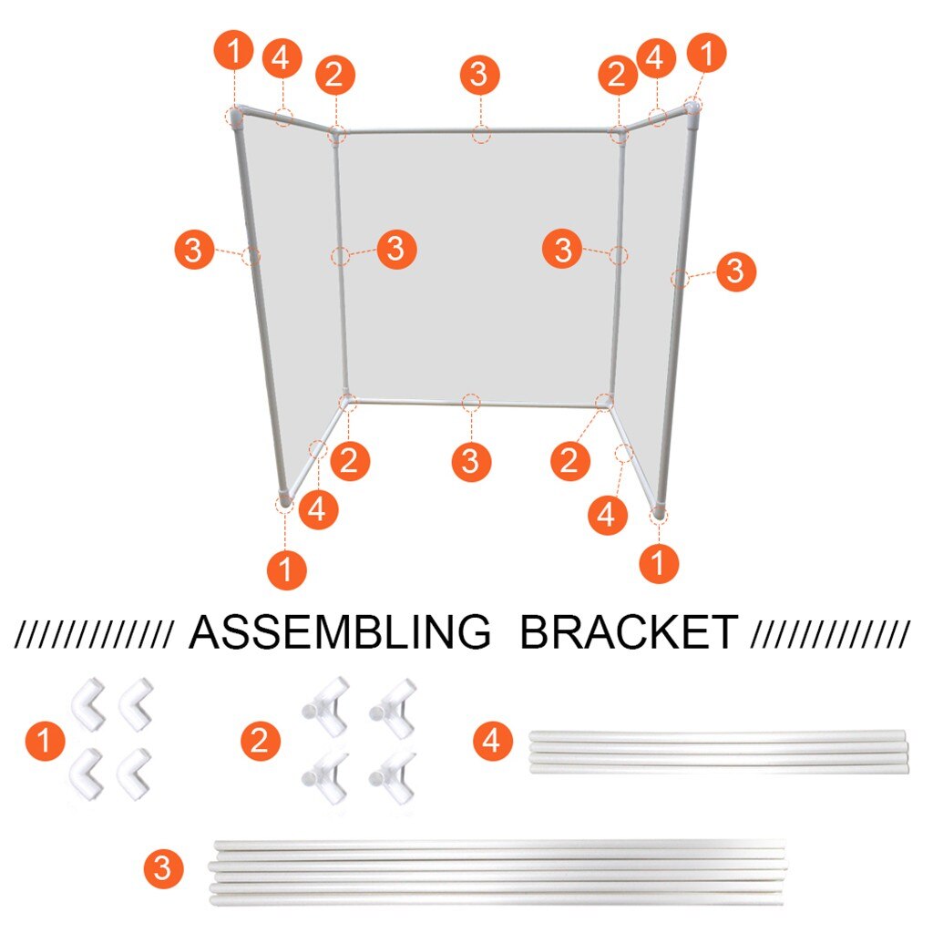 DIY Sneeze Guard Shield Desk Partition Baffle Screen Anti-spray Transparent Isolation Board Protect Dividers safe secure #25
