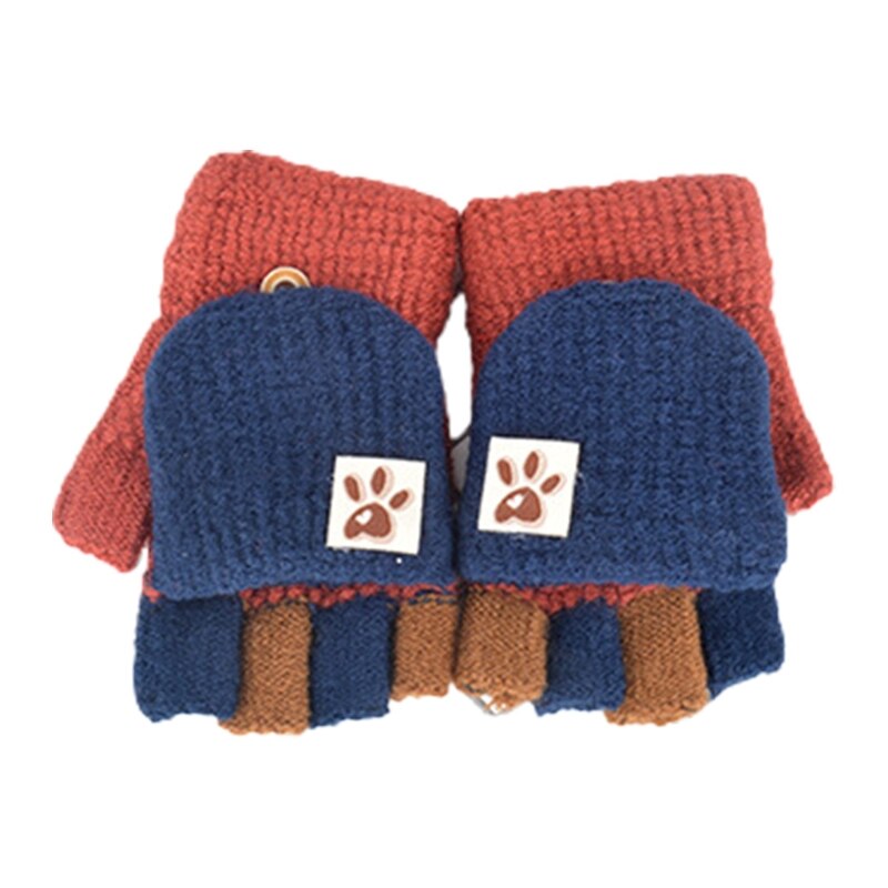 Baby Winter Handschuhe 0-3 Jahre - Gestrickte Fäustlinge Mit Anti-Verlust-Schnur