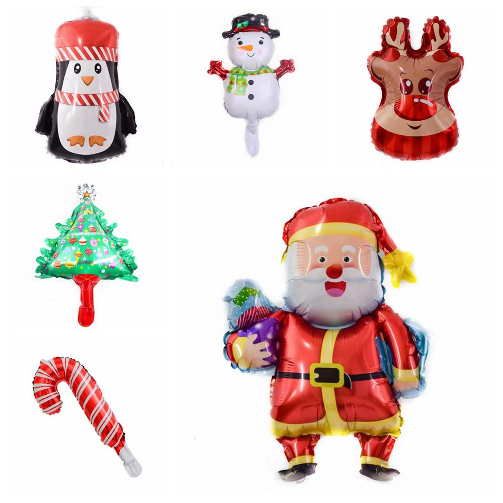 Guirnalda de globos de árbol de Navidad para niños, decoración navideña para el hogar,