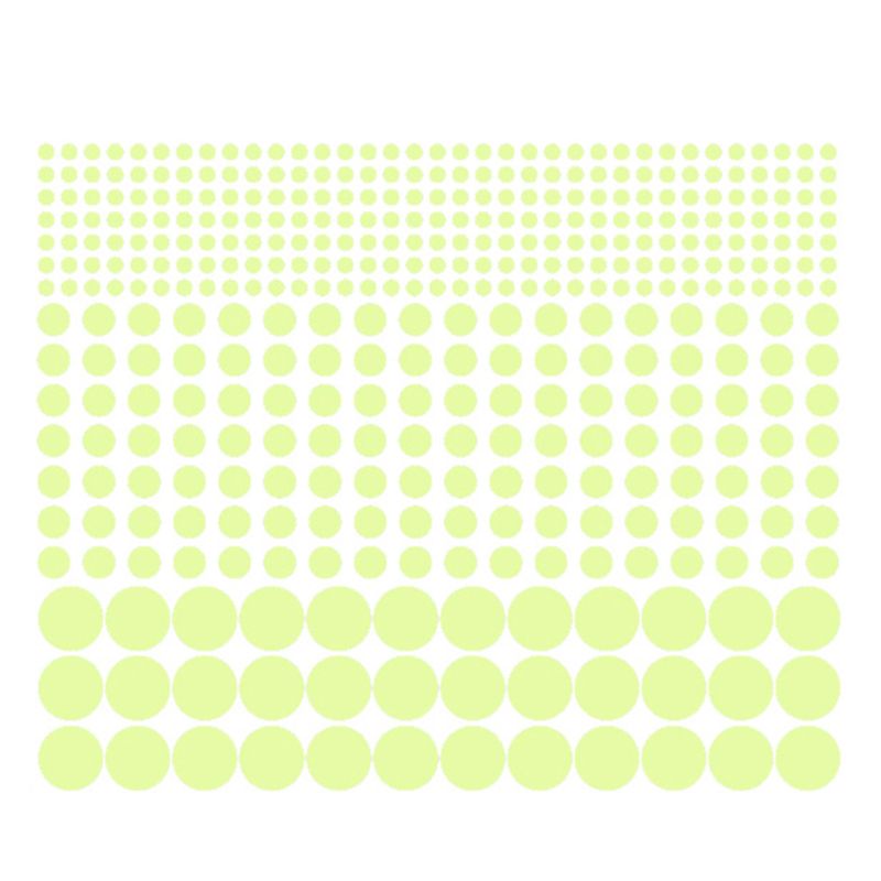 435 stuks fluorescerende muurstickers met lichtgevende sterren/maan/sterren/stippen voor de kinderkamer