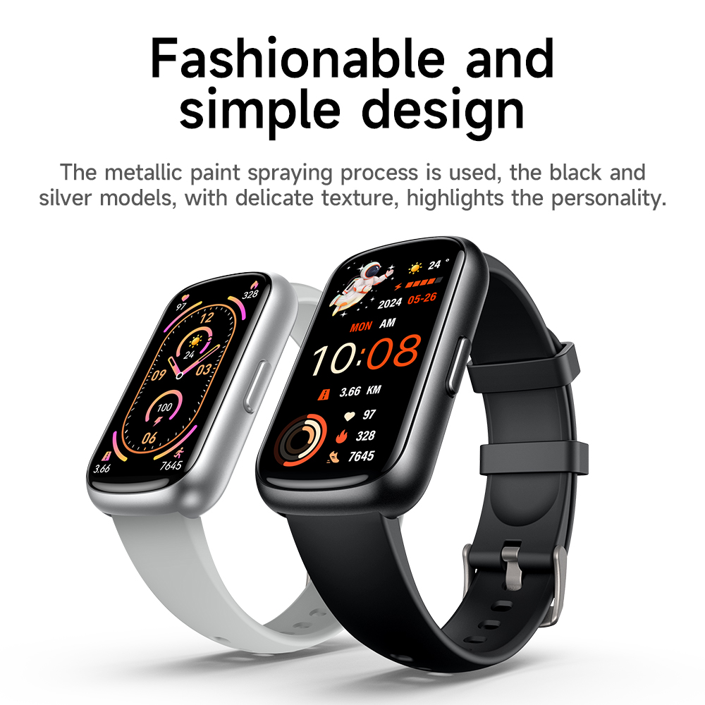 HOCO Y25 1.47inch TFT Touch Screen Smart Watch Support Sleep Monitoring Custom Dial Bluetooth 5.3 Sports Watch IP68 Waterproof