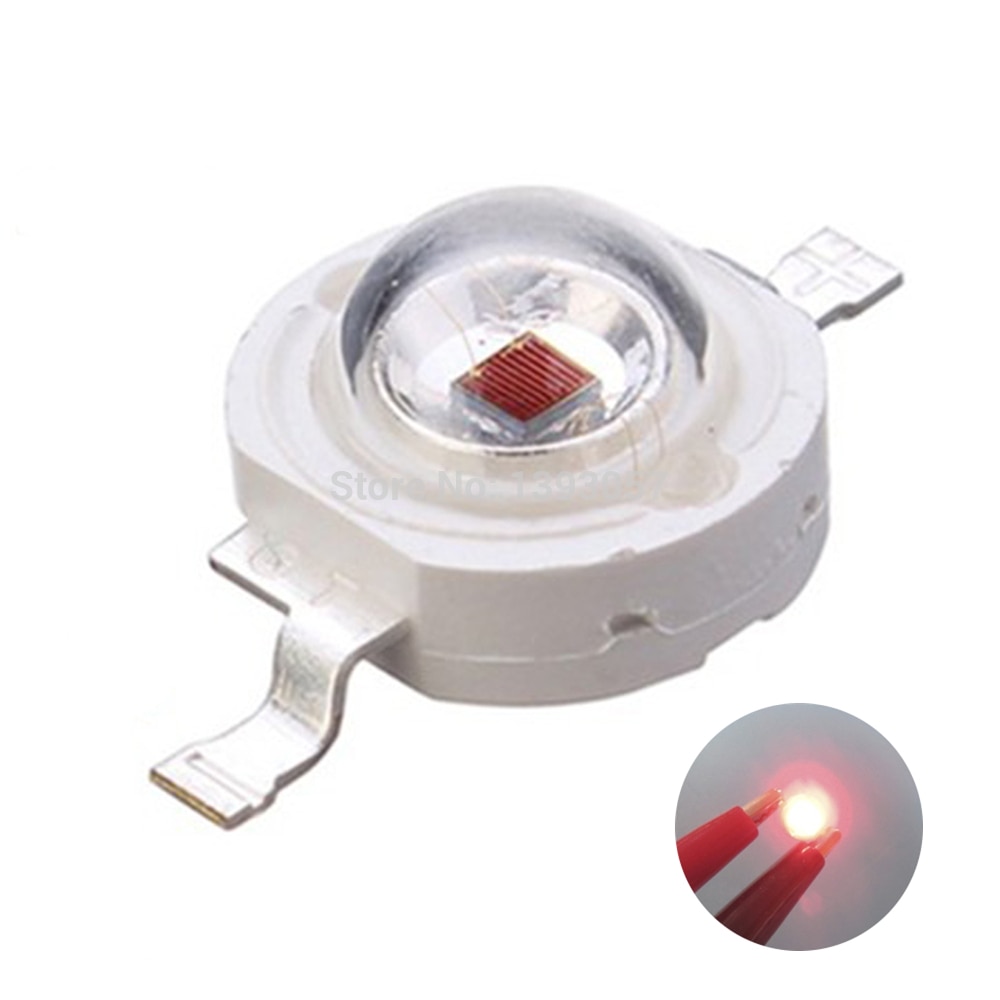 5 pcs 730nm 740nm 3 W High Power LED Lamp IR Ver Rode LED Ver Infrarood LED 3 W 720NM IR LED Diode Emitter Licht Voor Project DIY