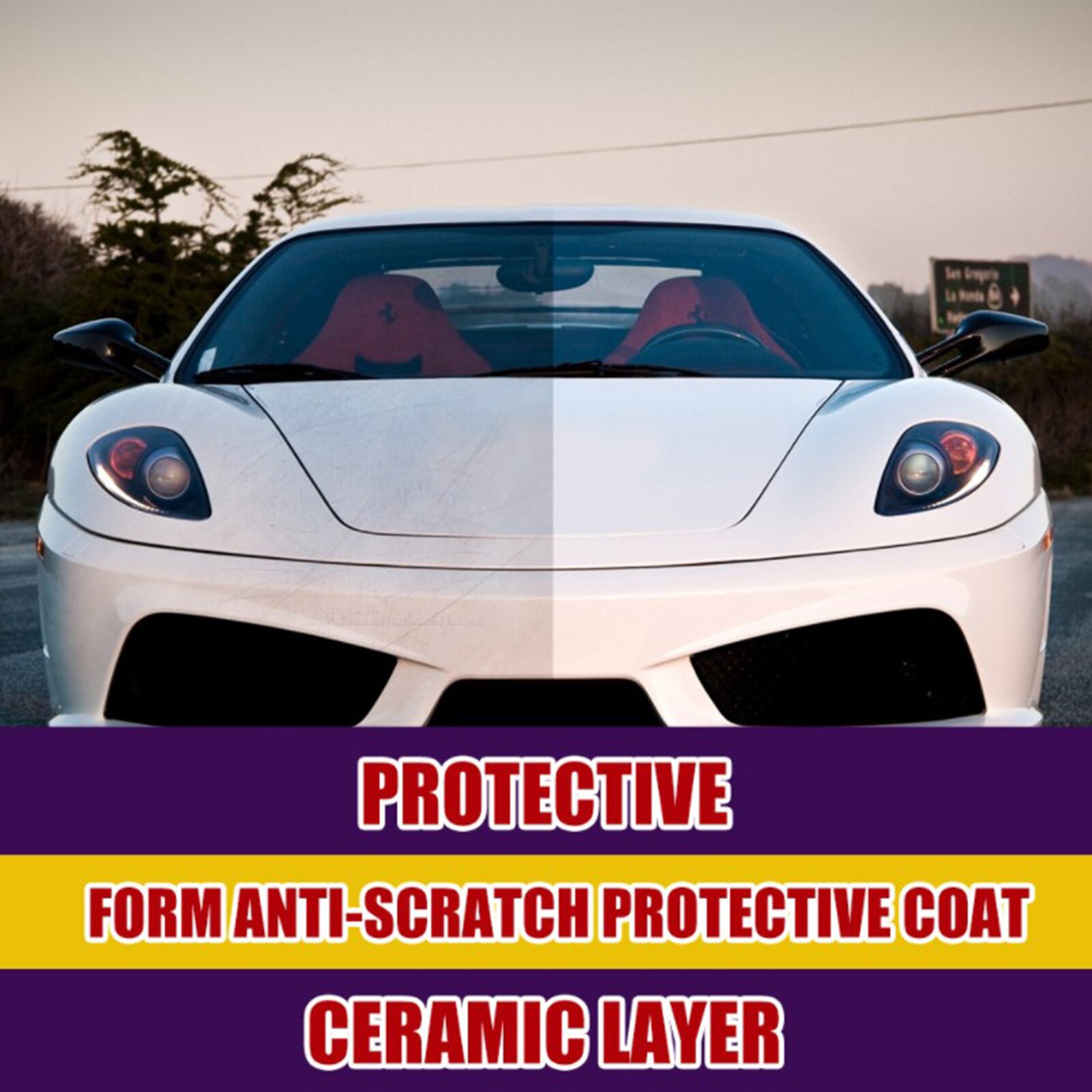 120ml Car Nano Ceramic Coating Ceramic Car Wash Fortify Quick Coat Polish &amp; Sealer Spray Polishing Spraying Wax for Auto