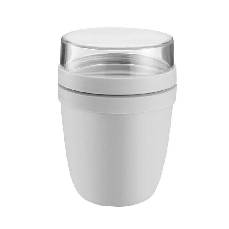 Tarwe Stro Doos Lunch Ontbijt Drinken Pap Cup Ademend Verzegelde Soep Cup: gray