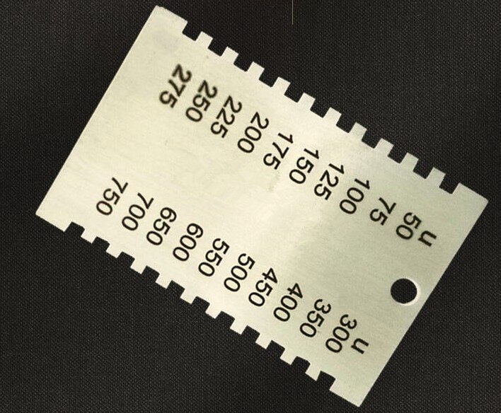 TMWF-100 stainless steel Wet Film Gauge(Material：SS304)