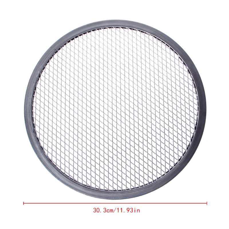 1PC Aluminum Mesh Grill Pizza Screen Round Baking Tray Net Kitchen Tools Ovens Kit