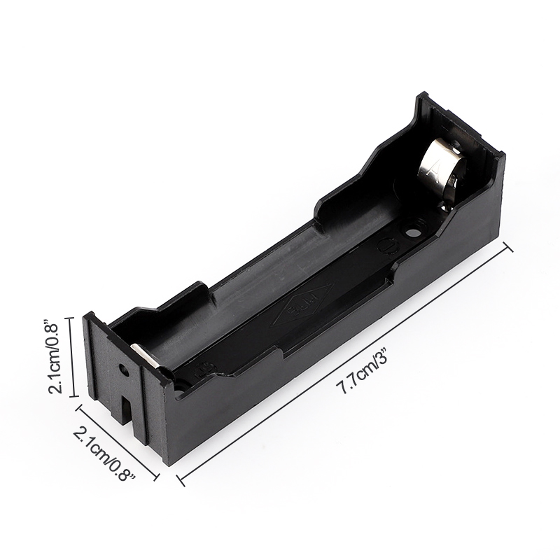 Abs 18650 zwarte powerbank behuizingen 1x 2x 3x 4x 18650 doe-het-zelf batterijbox 1 2 3 4 batterijhouder met harde pin: Khaki