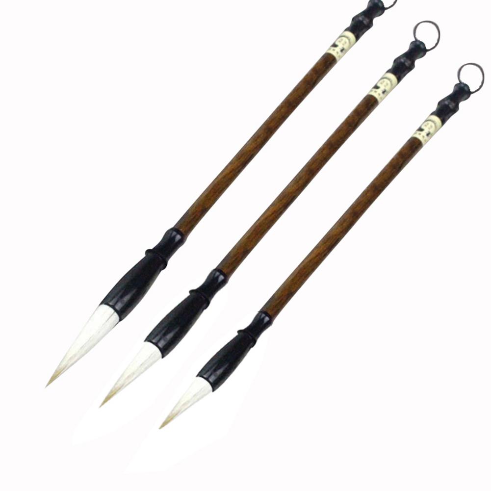 3PCS Schreiben Pinsel Aquarell Chinesische Kalligraphie Pinsel Set Malerei Zeichnung Pinsel Für Studenten