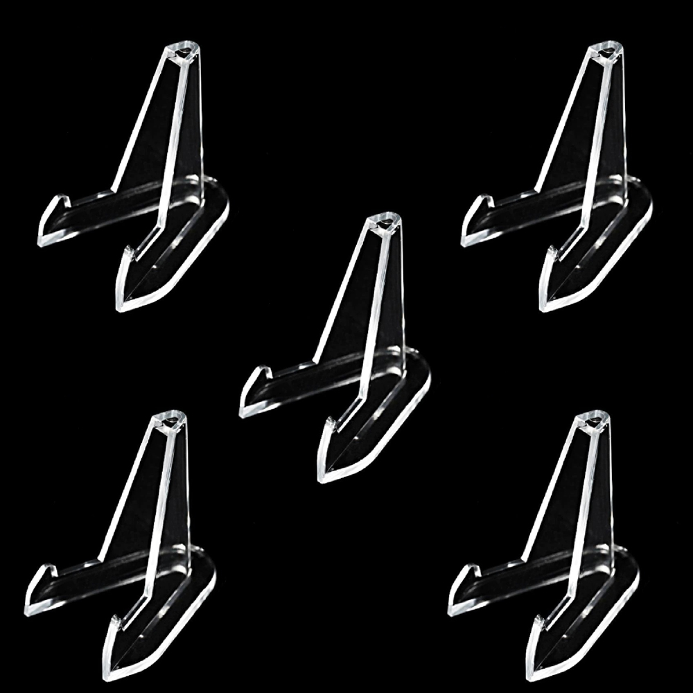 Basketball Football Star Card Display Psa Holder Case Graded Playing Graded Playing Card Slabs Acrylic Display Stand: 5pcs