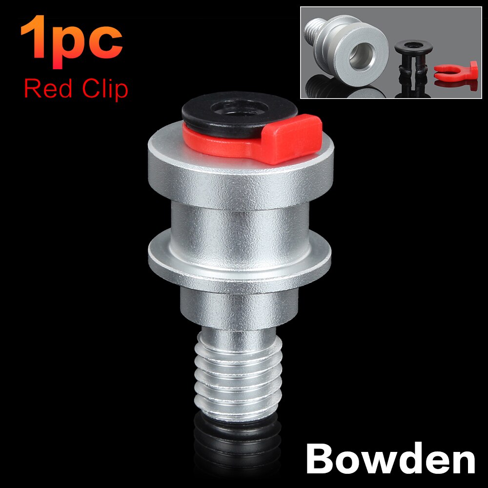 XCR3D V6 Heatsink Hotend Bowden Collet Klem Buis Voor 3D Printer Onderdelen Direct Pneumatische Connectors Koppeling Collet Clips: Red Clip-1pc