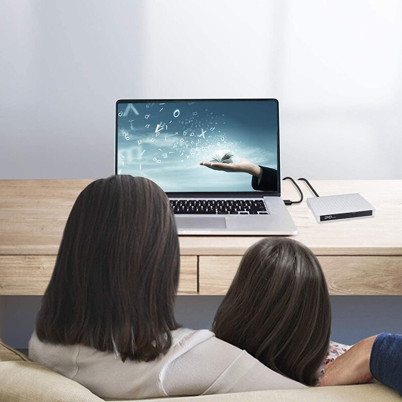 Esterno portatile DVD Drive USB 3.0 External Slim DVD RW CD Writer Burner Reader Lettore Unità Ottica Per Il Computer Portatile PC Dvd