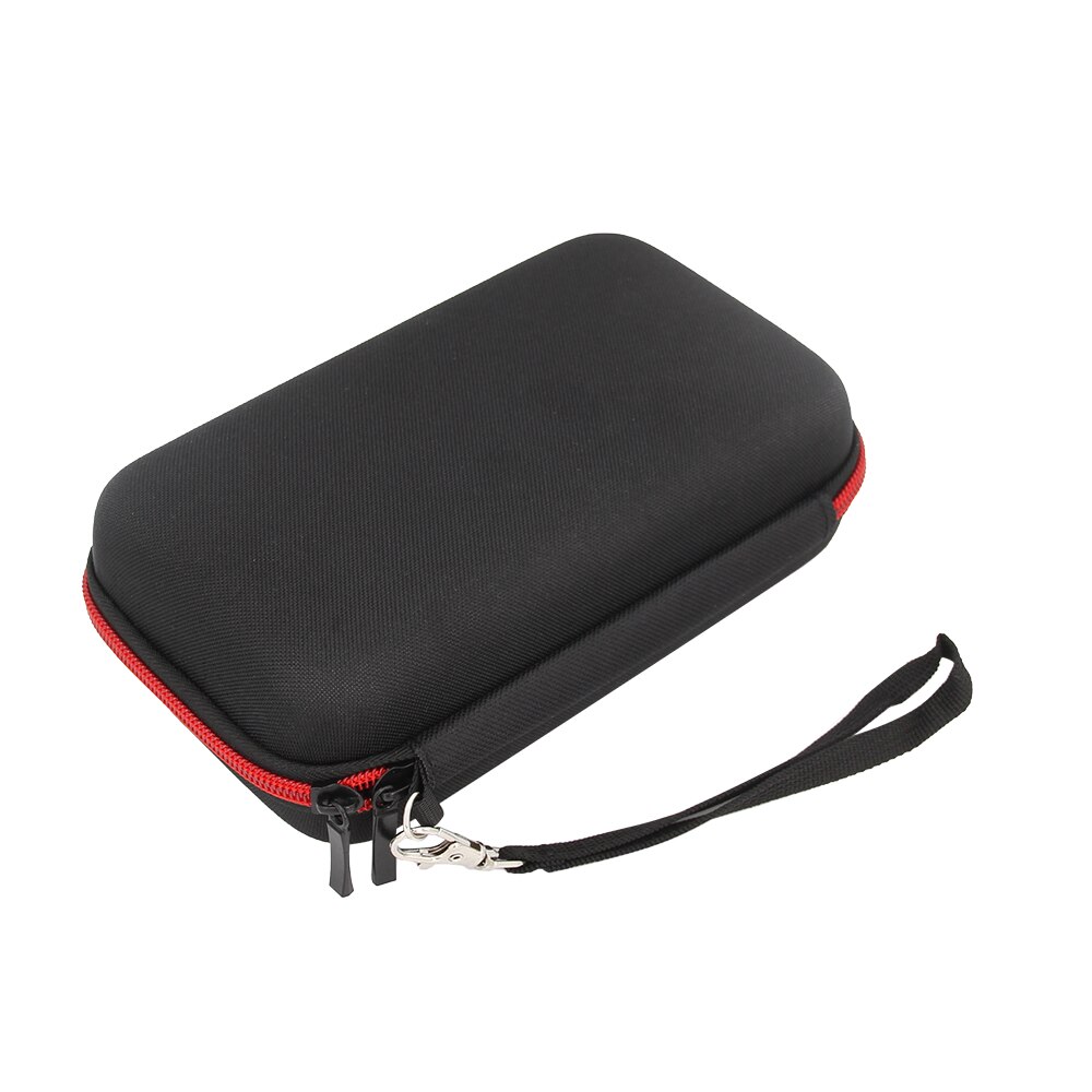Digital multimeter taske sort eva hårdt etui opbevaring vandtæt stødsikker bæretaske med netlomme til beskyttelse: Taske -4