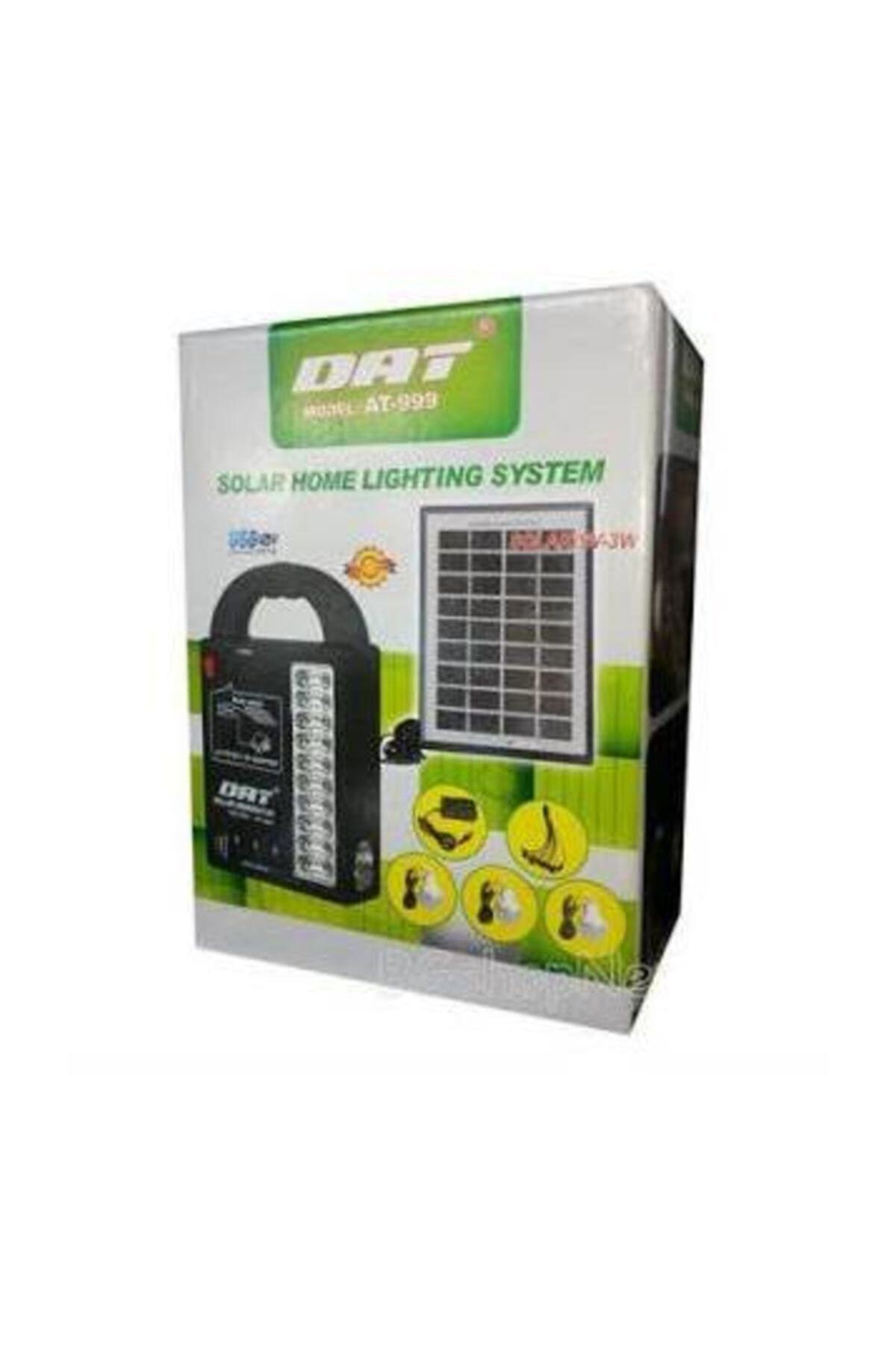 9V - 3w Solar system Dat At-999 Solar Powered Solar Lighting System