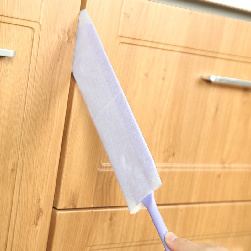Long Handled Cleaning Dust Household Cleaning Tools Extended Flat Gap Dust Brush Non-woven Dusters Cleaning Brush