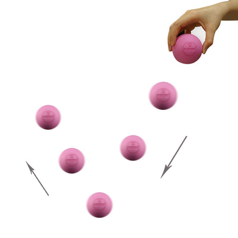 Ksone 2 stück massageball 6.3cm faszien-lacrosse-ball yoga muskelentspannung schmerzlinderung tragbarer physiotherapieball ,7 & 2