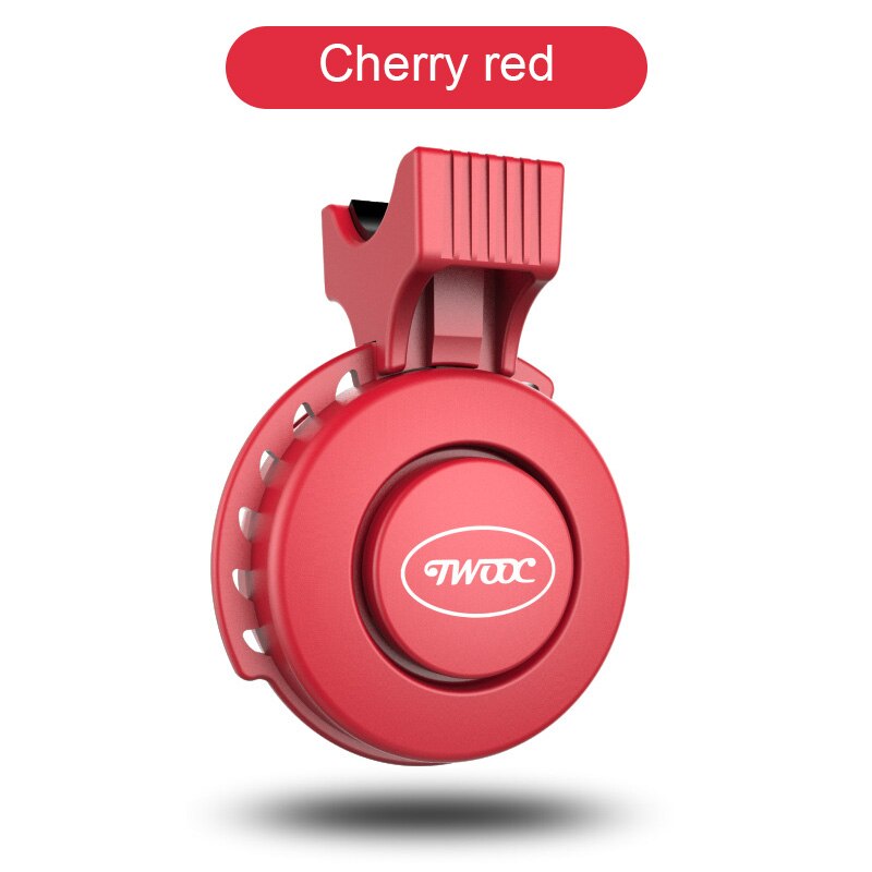 Bocina eléctrica de ciclismo recargable por USB, manillar resistente al agua de 120dB, sonido de alarma para bicicleta de montaña y carretera, accesorios para ciclismo: Red