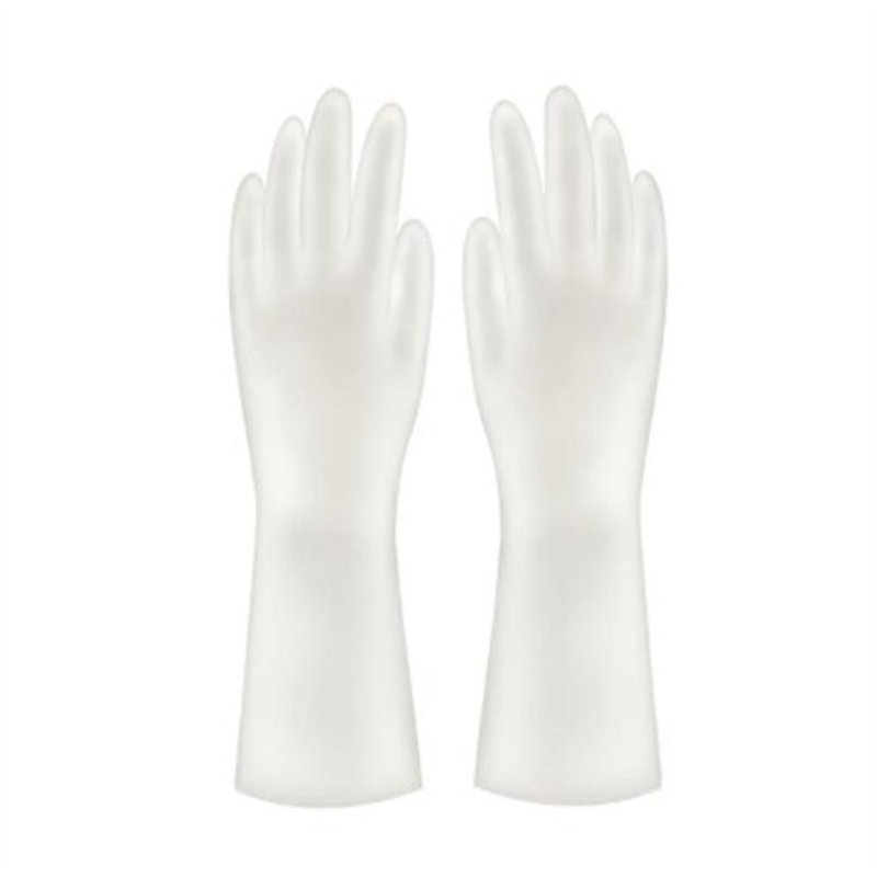 Female Waterproof Rubber Latex Dishwashing Gloves Kitchen Durable Cleaning Housework Chores Dishwashing Tools Supplies
