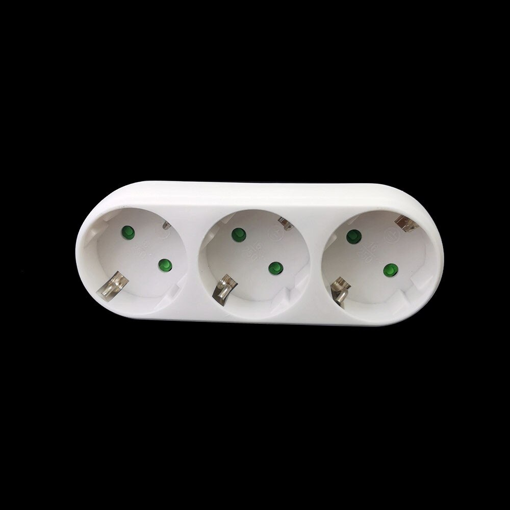 European standard power supply Conversion plug German standard converter Extended socket 16A250V