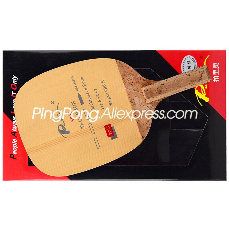 Palio di Carbonio/Titanio Racchetta Da Ping Pong Palio Lama JS Giapponese Penhold PALIO Ping Pong Bat/Paddle