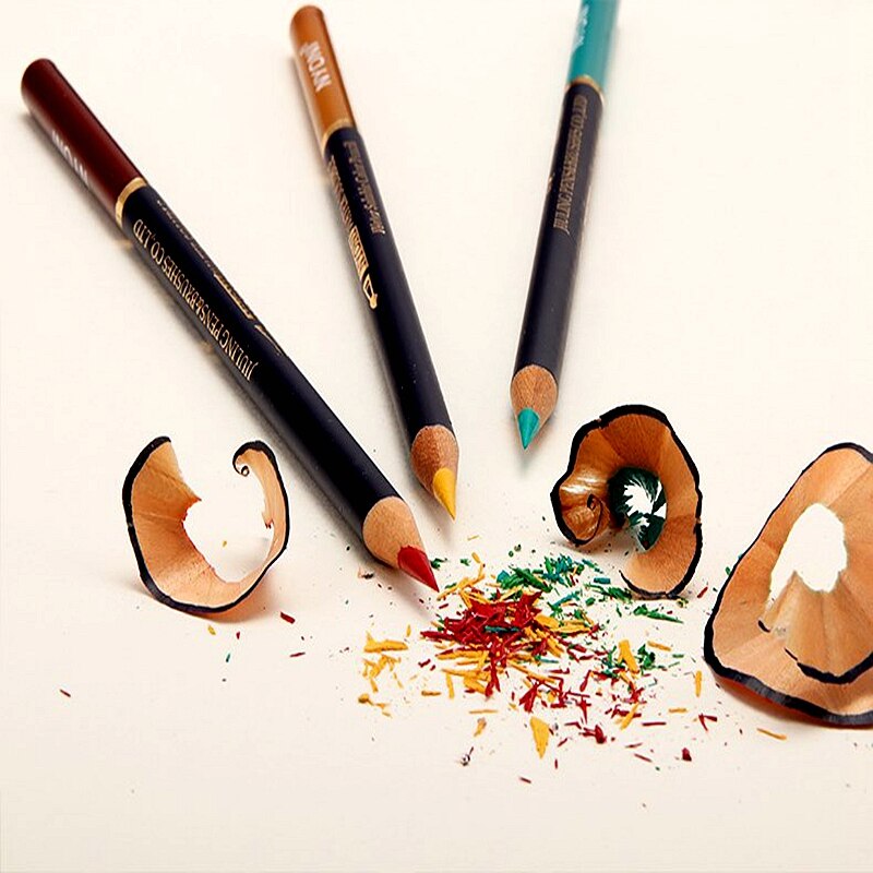 NYONI-lápices de acuarela suaves para artista, Kit de lápices de colores solubles en agua para dibujar y pintar, suministros de arte para niños