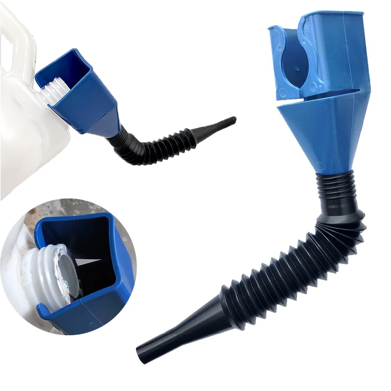 Embudo de aceite de motor de gasolina para repostaje de motocicleta y coche, herramienta de transferencia de filtro, embudo de aceite para cambio de aceite, Accesorios Para automóvil