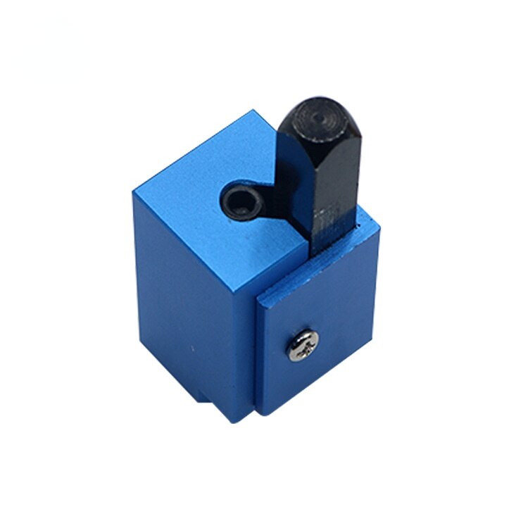Wood Working Square Mini Handy Tool Drill Bit Carving DIY Woodworking Garden Punch Hole Opener Template Door Box Carpentry Tools: BLUE