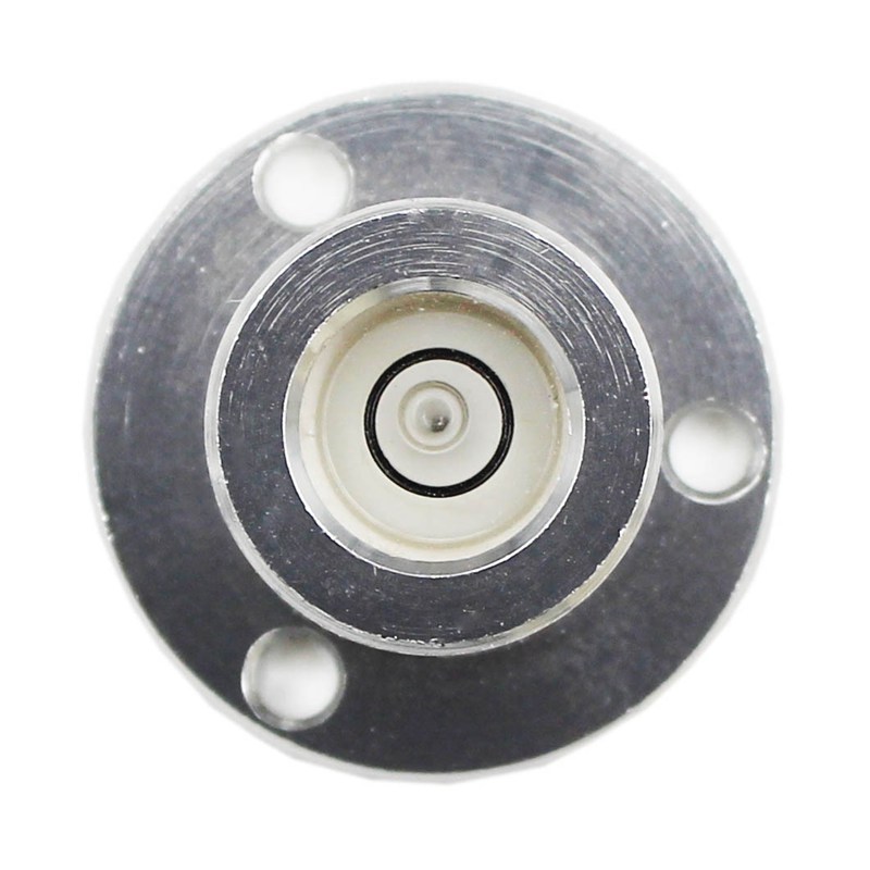 Rund vaterpas magnetisk tilgængelig universal boble niveau mini vandstand lineal sensor: Hvid ingen magnet