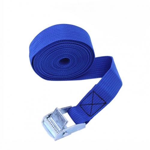100Cm Metalen Gesp Trekkabel Cargo Strap Hoge Sterkte Slijtvaste Draagbare 250 Lbs Cargo Tie Down Cam band Voor Auto: Blauw