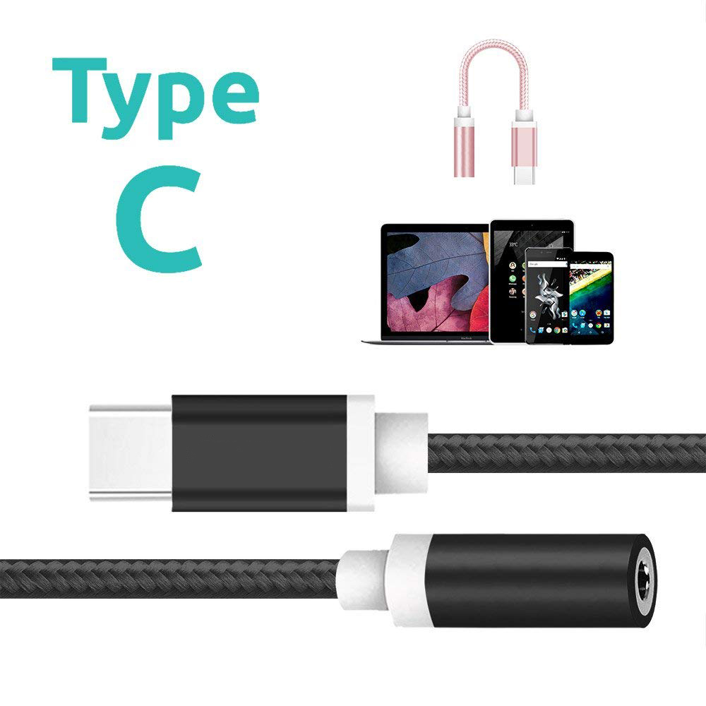 Usb Type C Naar 3.5 Mm Koptelefoon Hoofdtelefoon Kabel Adapter USB-C Naar 3.5 Mm Jack Aux Kabel Voor Letv 2 2pro Max2 Pro 3 Voor Xiaomi 6