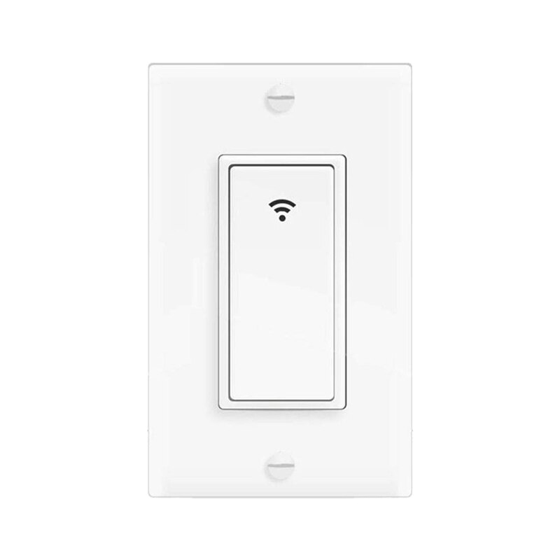 1 gjeng wifi smart lysbryter til alexa google hjem trådløs bryter med fjernkontroll og tidtaker oss støpsel: misligholde tittel