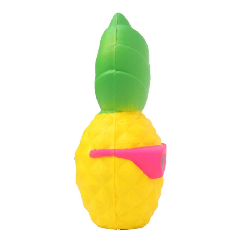 Kawaii Jumbo Squishy Speelgoed Fruit Ananas Langzaam Stijgende Verlicht Stress Speelgoed voor Kinderen Volwassenen Angst Aandacht 15.5*7CM