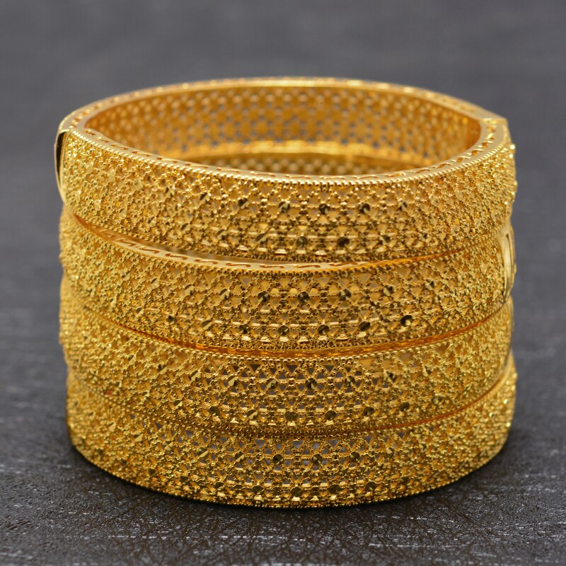 Twisted Gold Farbe Armband für Frauen Mann Dubai Hochzeit Armreifen Äthiopischen Armbänder & Armreifen Afrikanischen Schmuck Arabischen Nahen Osten