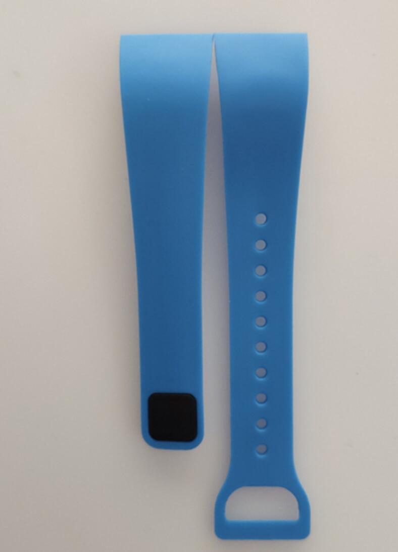 Correa de muñeca colorida para Xiaomi Mi Band 4c, correa de silicona de repuesto para pulsera inteligente Redmi Xiaomi Band 4C: Blue