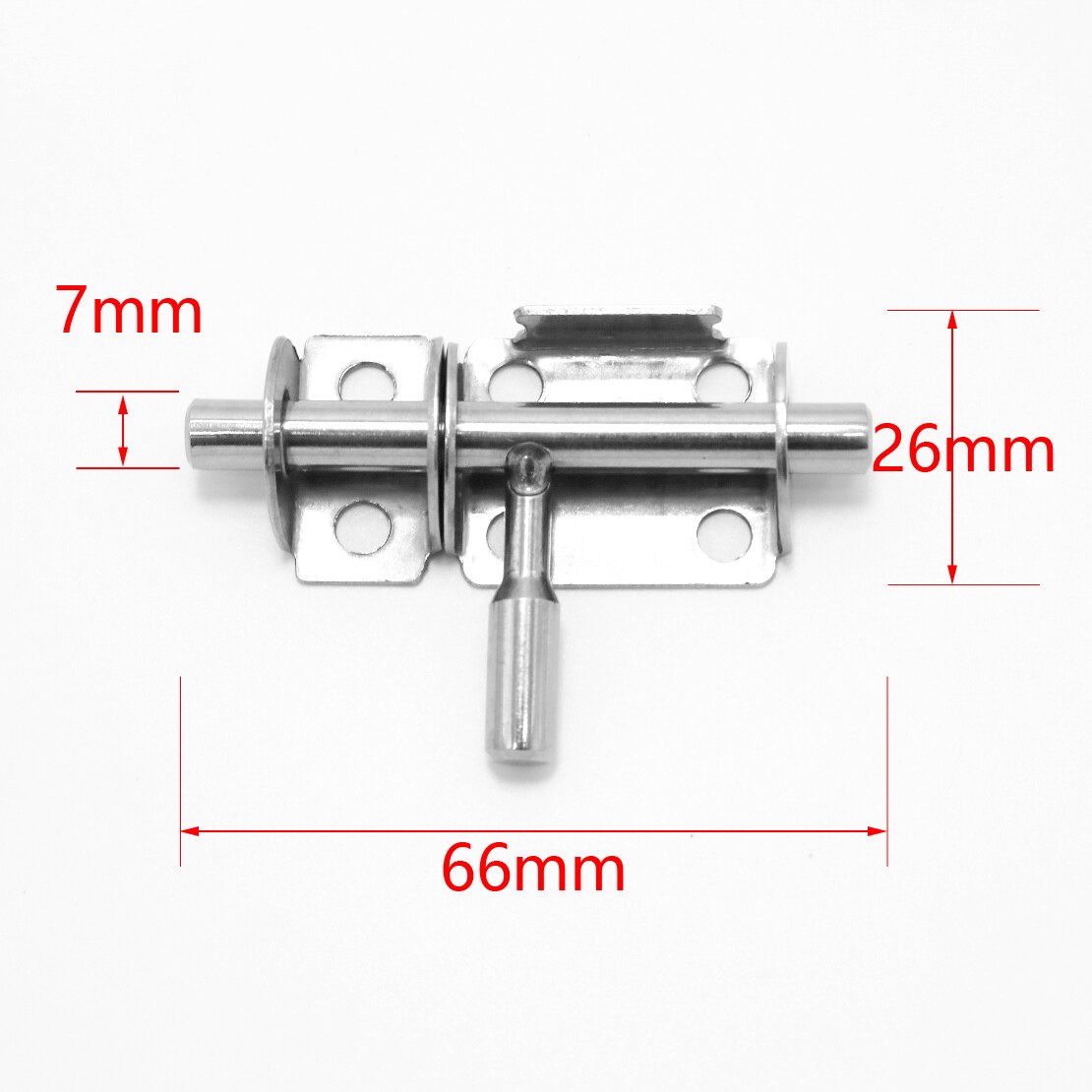 1Pc Slide Bolt Gate Latch Heavy Duty Premium Safety Stainless Steel Barrel Bolt Gate Latch Door Lock Window Latch Door Bolts